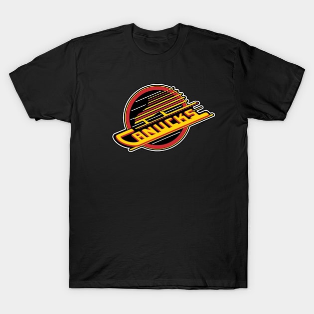 Canucks t shirt vintage store